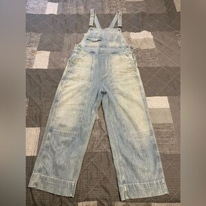 WE THE FREE/FREE PEOPLE Medium factory distressed Overalls